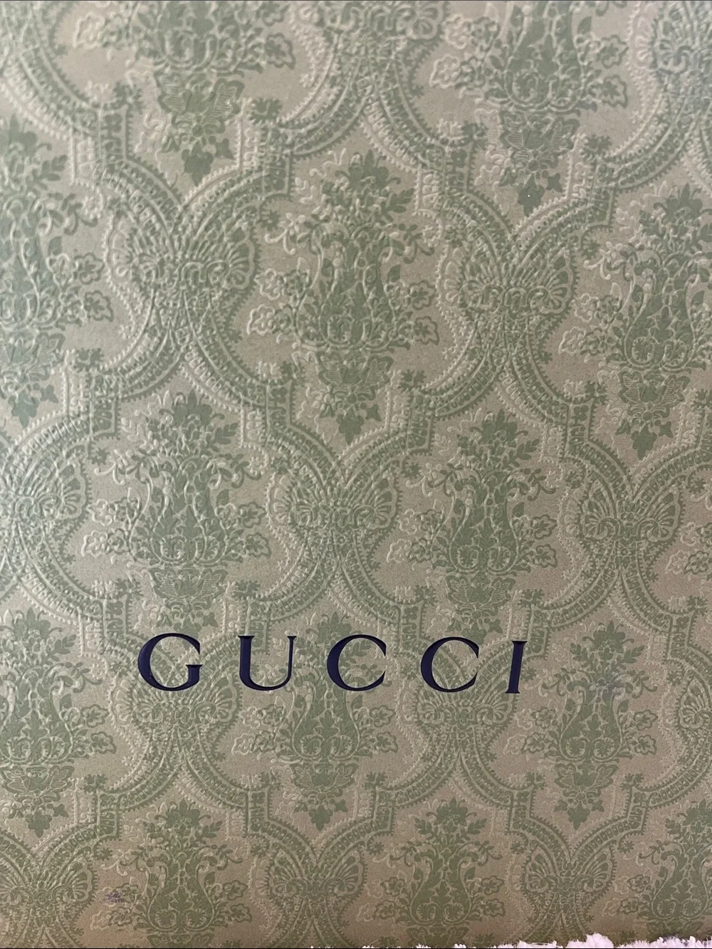 Gucci Green Patterned Magnetic Gift Box